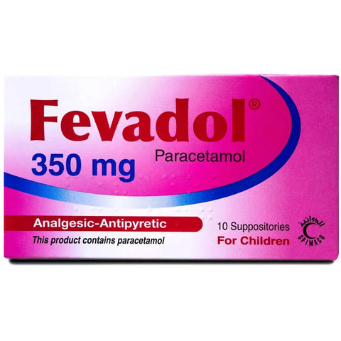 Fevadol 350 Mg 10 Suppositories