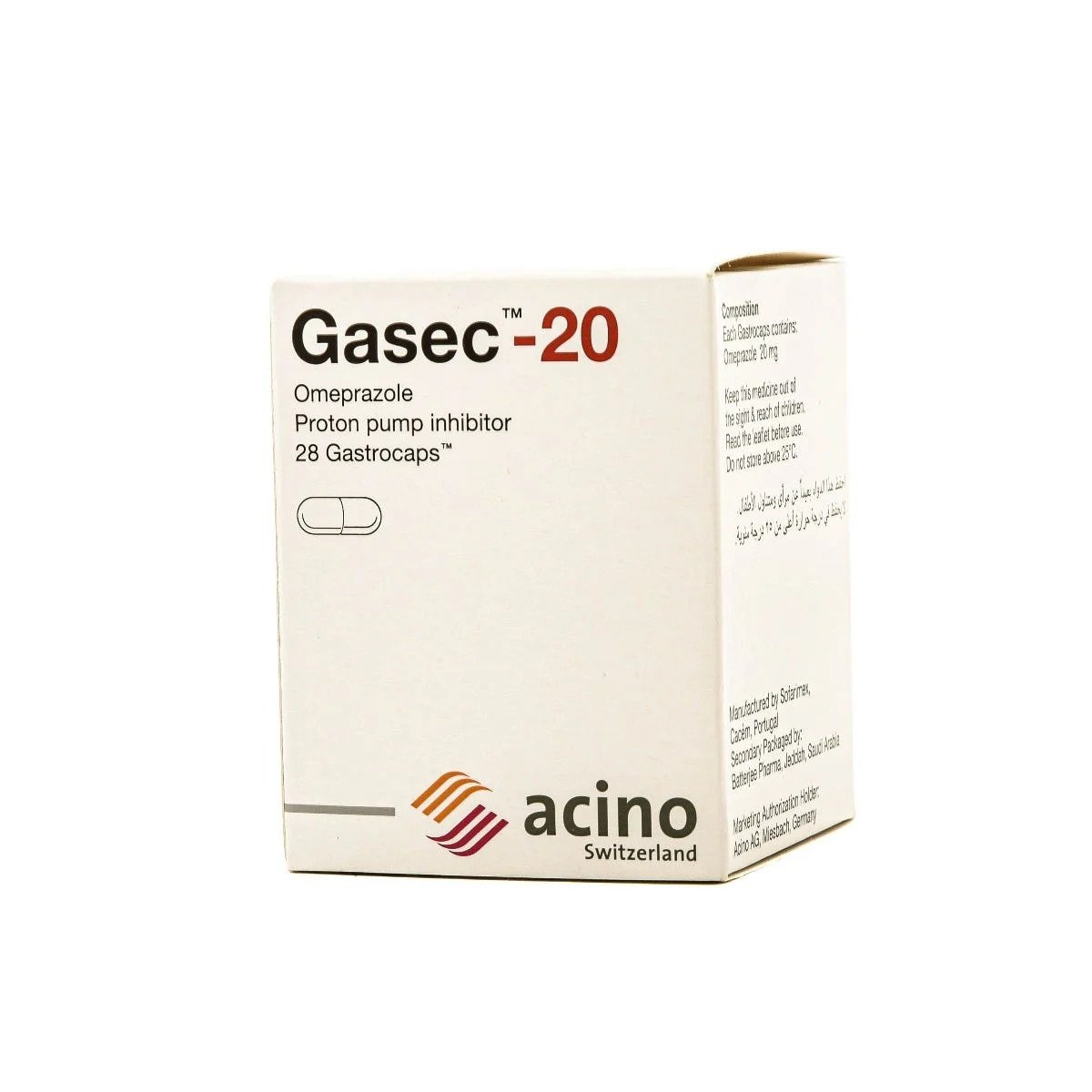 GASIC 20MG 28 CAPSULES| Al-Jawaher al motamyza Pharmacies – Al-Jawaher ...