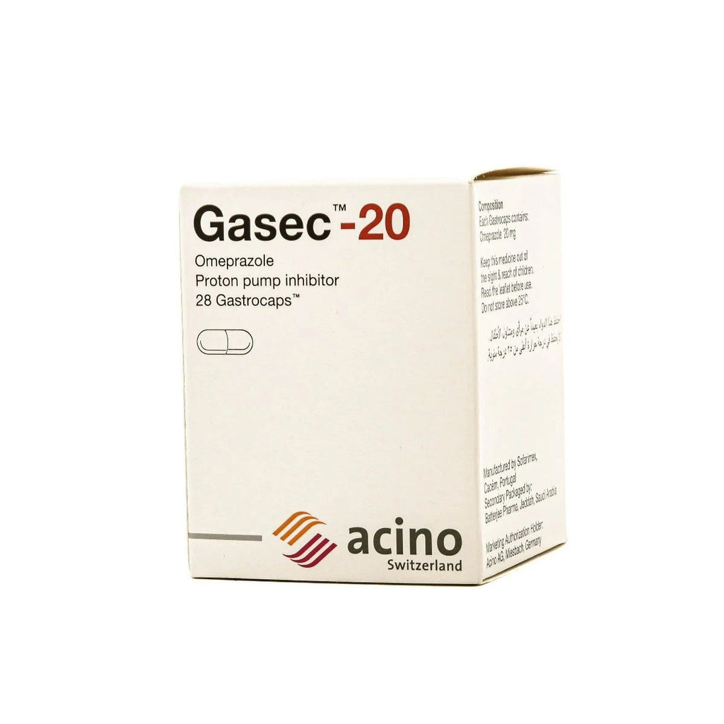 GASIC 20MG 28 CAPSULES