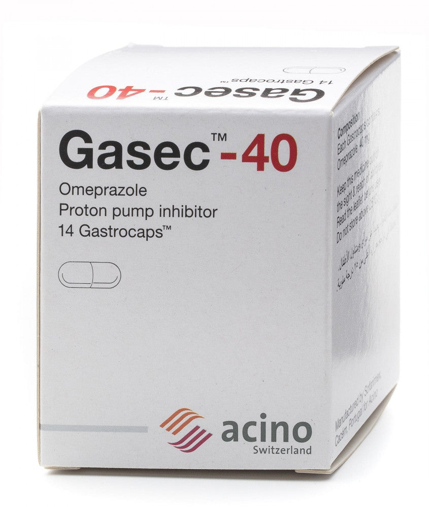 Gasec 40 Mg 14 Capsules