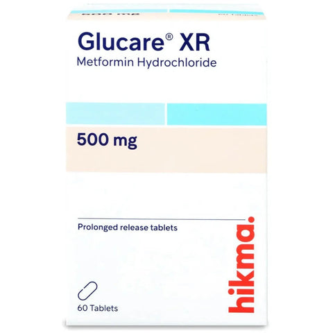 Glucare Xr 500 Mg 60 Tablet