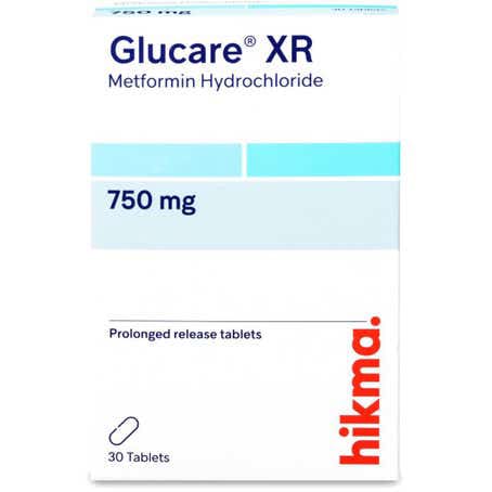 Glucare Xr 750 Mg 30 Tablets