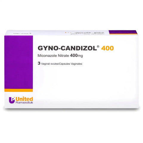 Gyno Candizol 400 Mg 3 Vaginal Suppositories