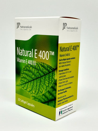 Jp Natural E 400Iu 30 Softgel Capsules