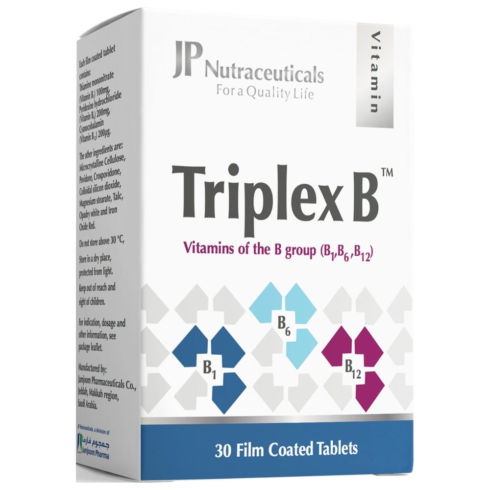 Jp Triplex Vitamin B 30 Tablets