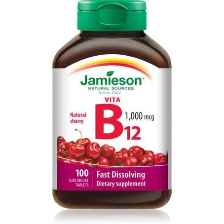 Jamieson Vita B12 1000Mcg 100 Tablets