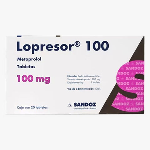 Lopressor 100 Mg 20Tab