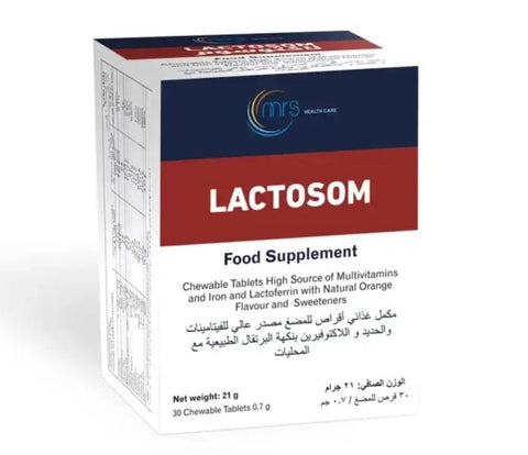 Lactosom Food Supplement 30 Chewable Tabs