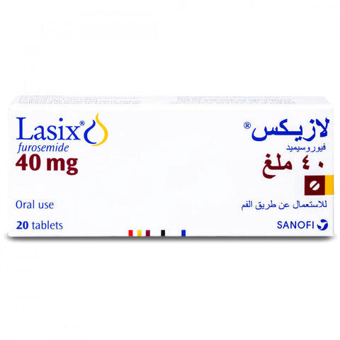 Lasix 40 mg 20 Tablets