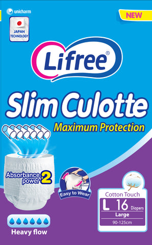 LIFREE  LARGE CULOTTE  16  PCS