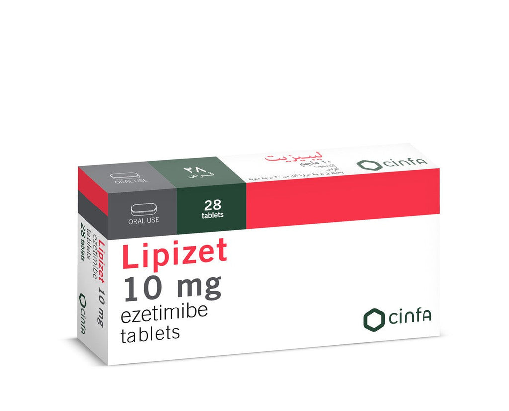 Lipizet 10 Mg 28 Tablets