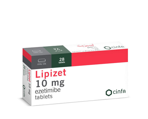 Lipizet 10 Mg 28 Tablets