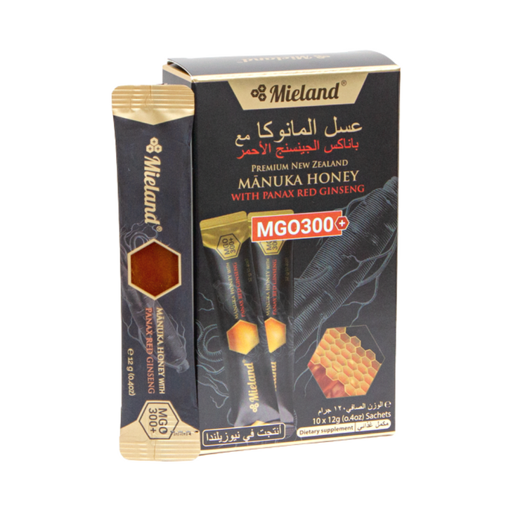 Manuka Honey With Panax Red Ginseng 10 Sachets Of 12 Grams| Al