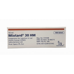 Mixtard 30 HM Vial