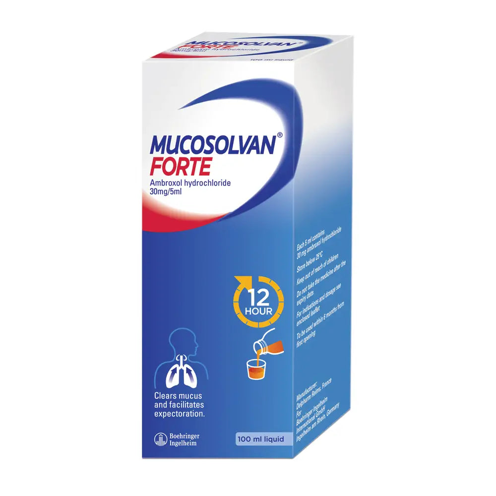 Mucosolvan Forte 30 Mg/5 Ml For 100 Ml Syrup