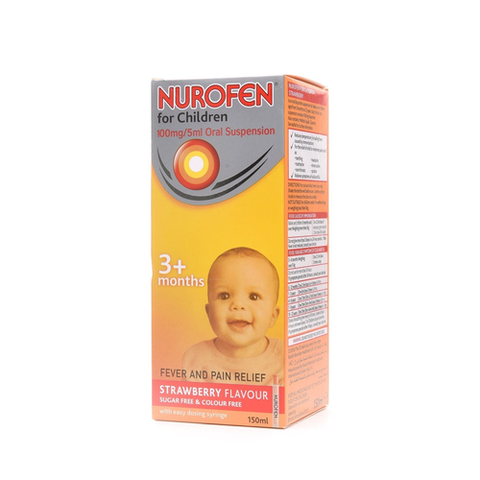 Neurofen strawberry syrup + 3 months 150 ml