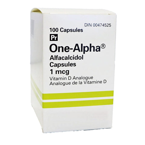 One Alpha 0.25 mcg 100 Capsules