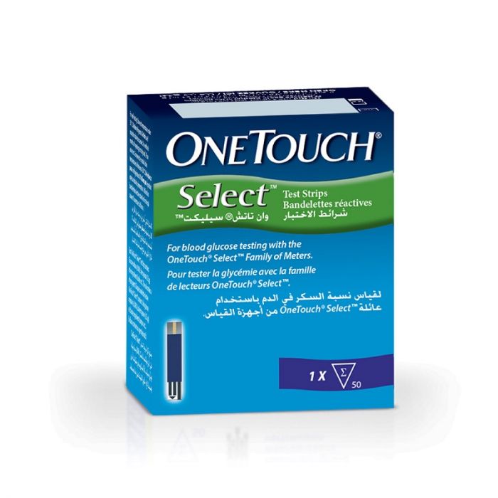 One Touch Select Blood Glucose Strips