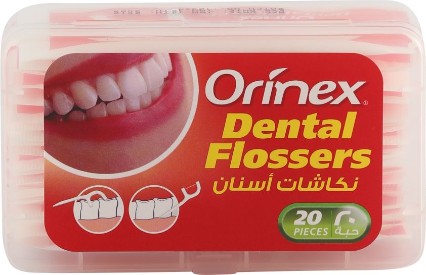 Orinex Dental Flossers With Paper Wrapper 20Pc