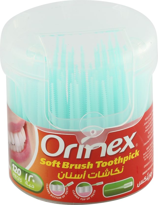 Orinex Soft Brush Tothpick 120Pc