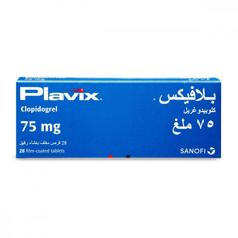 PLAVIX 75 MG 28TAB