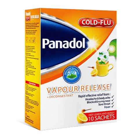 Panadol Cold+Flu Vapour Release 10 sachets