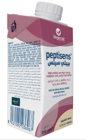 Peptisens Liquid Vanilla 24X200Ml