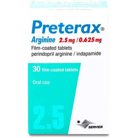 Preterax 2.5/0.625 Mg Tablet 30Pcs