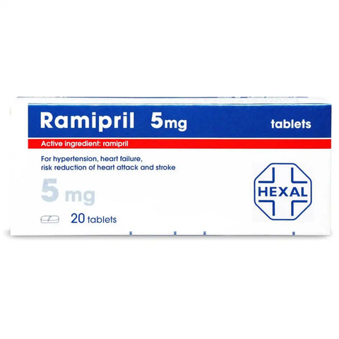 Ramipril 5 Mg 20 Tab