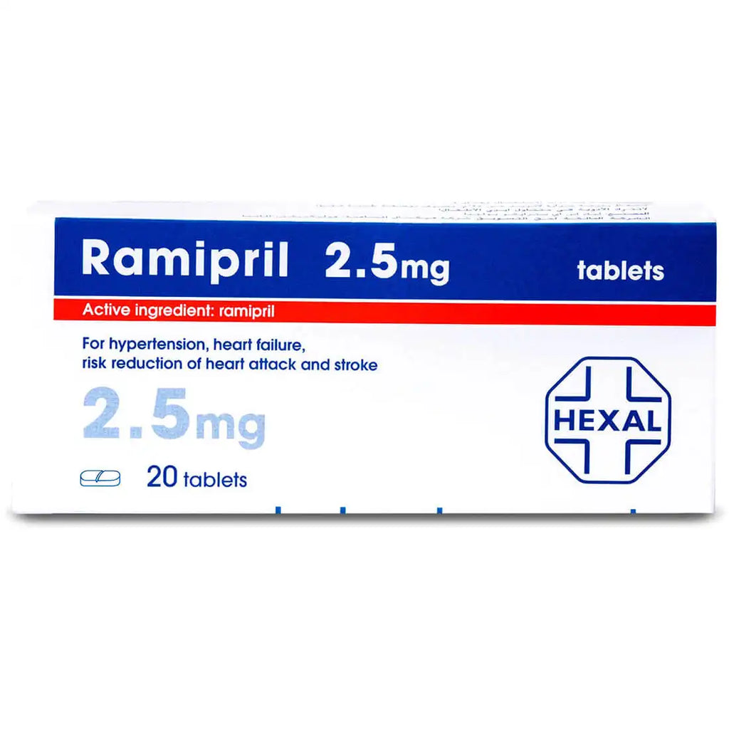 Ramipril Sandoz 2.5 Mg 20 Tablets