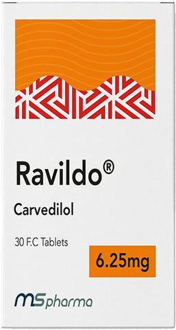 Raveldo 6.25 Mg 30 Tablets