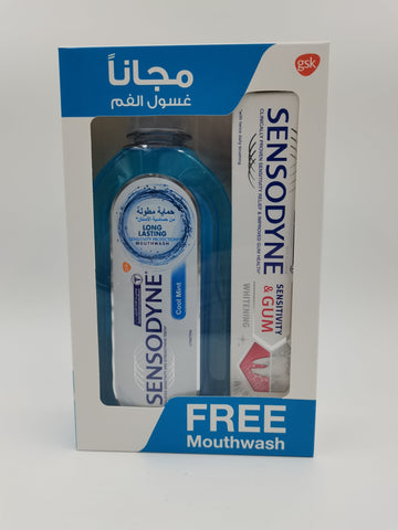 Sensoddyne Sensitivity & Gum + Mouth Wash Free