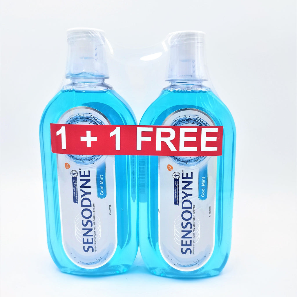 Sensoddyne Cool Mint Mouth Wash 1+1 Free