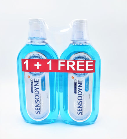 Sensoddyne Cool Mint Mouth Wash 1+1 Free