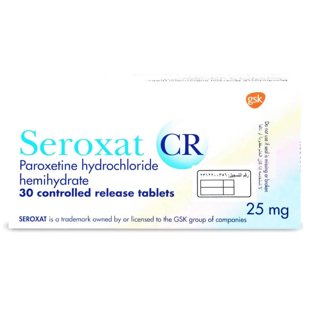 SEROXAT CR 25 MG 30TAB