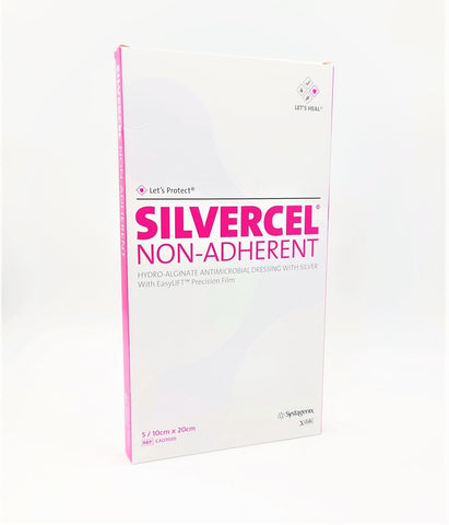 Silvercel Non-Adherent Alginate Dressing 10 Cm X 20 Cm 1 Pcs