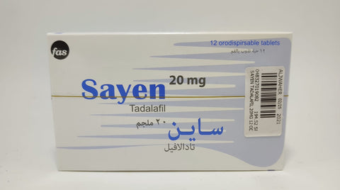 Sayen Tadalafil 20 Mg 12 Odt