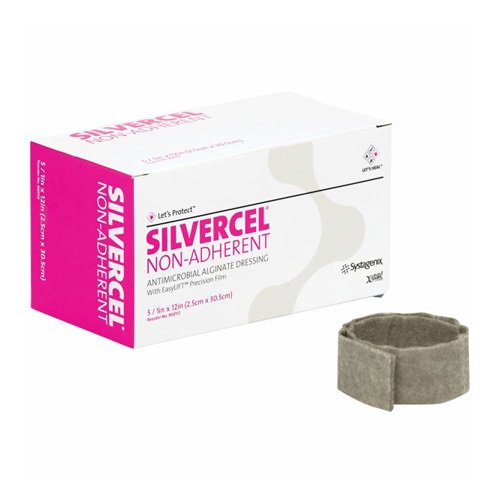 Silvercel Non-Adherent Alginate Dressing 2.5 Cm X 30 Cm 1 Pcs