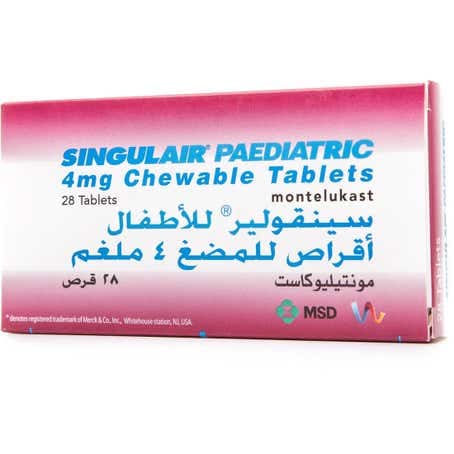 Singulair-Paediatric 4 Mg Chewable Tablet 28Pcs