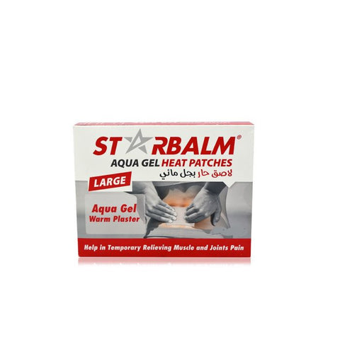 Star Balm Aqua Gel Heat Patches 4 Pieces