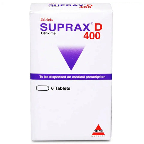 Suprax D 400 Mg 6 Capsules