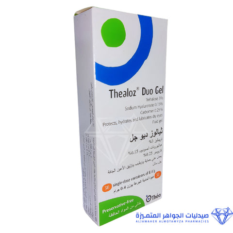 THEALOZ DUO EYE GEL 30 DOSE X0.4GM