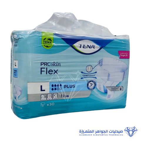 Tena Flex Plus Diapers Large 30 Pcs