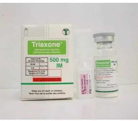 Triaxone Vial 500 mg IV