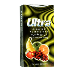 الترا واقى ذكرى مشكل بالفواكه 12قطعة