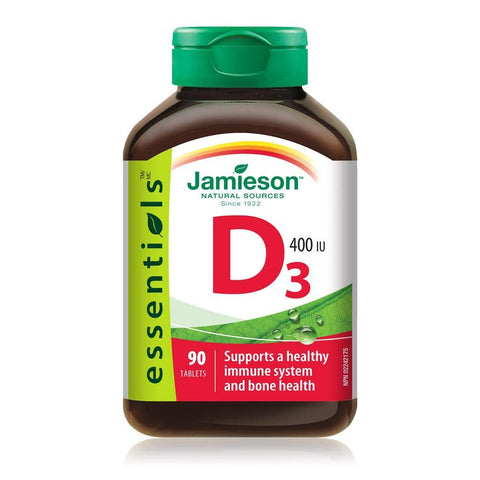 VIT D3 400IU 90TAB JAMIESON