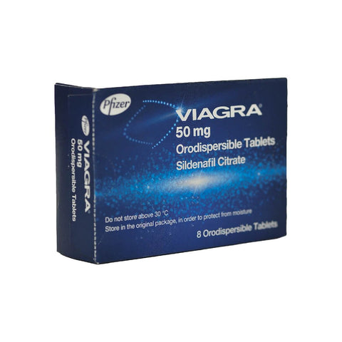 Viagra 50 Mg Fast Dissolving 8 Tablets