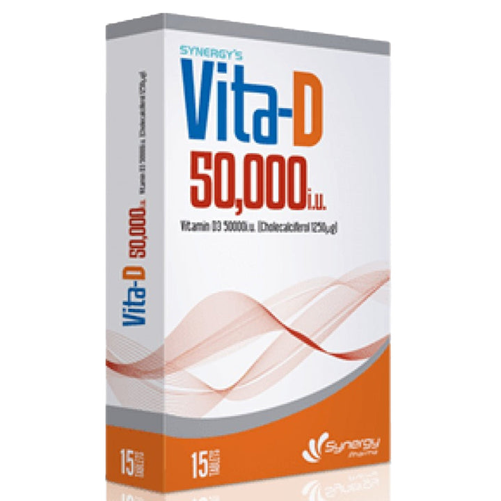 Synergy Vita D 50000 15 Tablets| Al-Jawaher al motamyza Pharmacies – Al ...