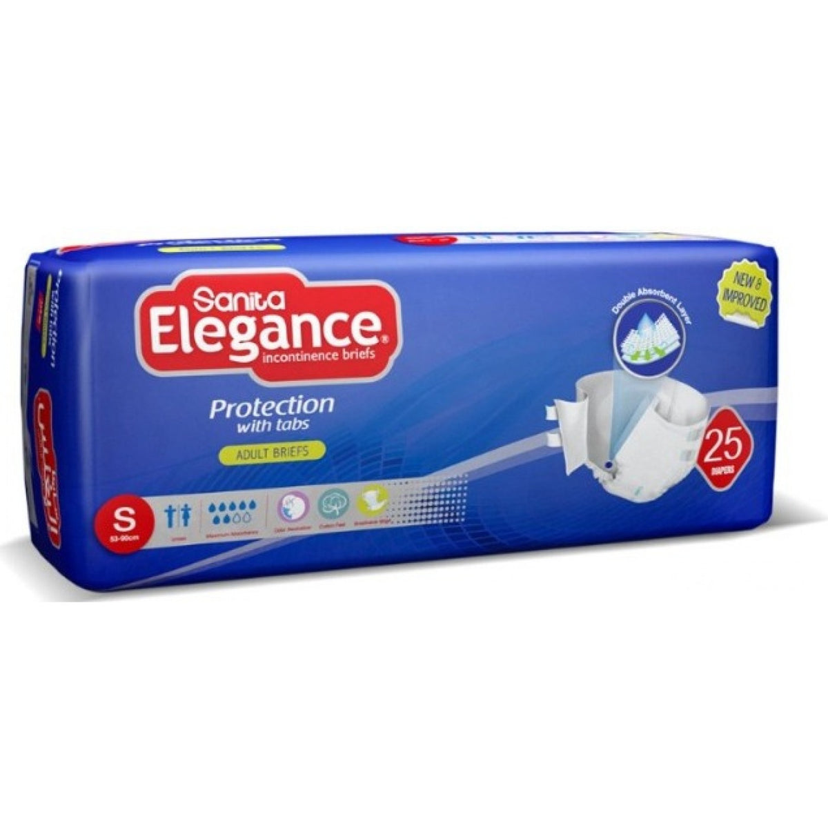 Sanita Elegance Adult Diapers  smal - 25 Pcs