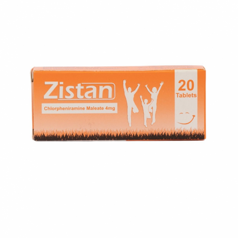 Zistan 4 Mg 20 Tablets